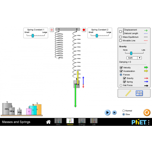 (Mô phỏng) Vật lý: Masses and Springs (Khối lượng và lò xo)
